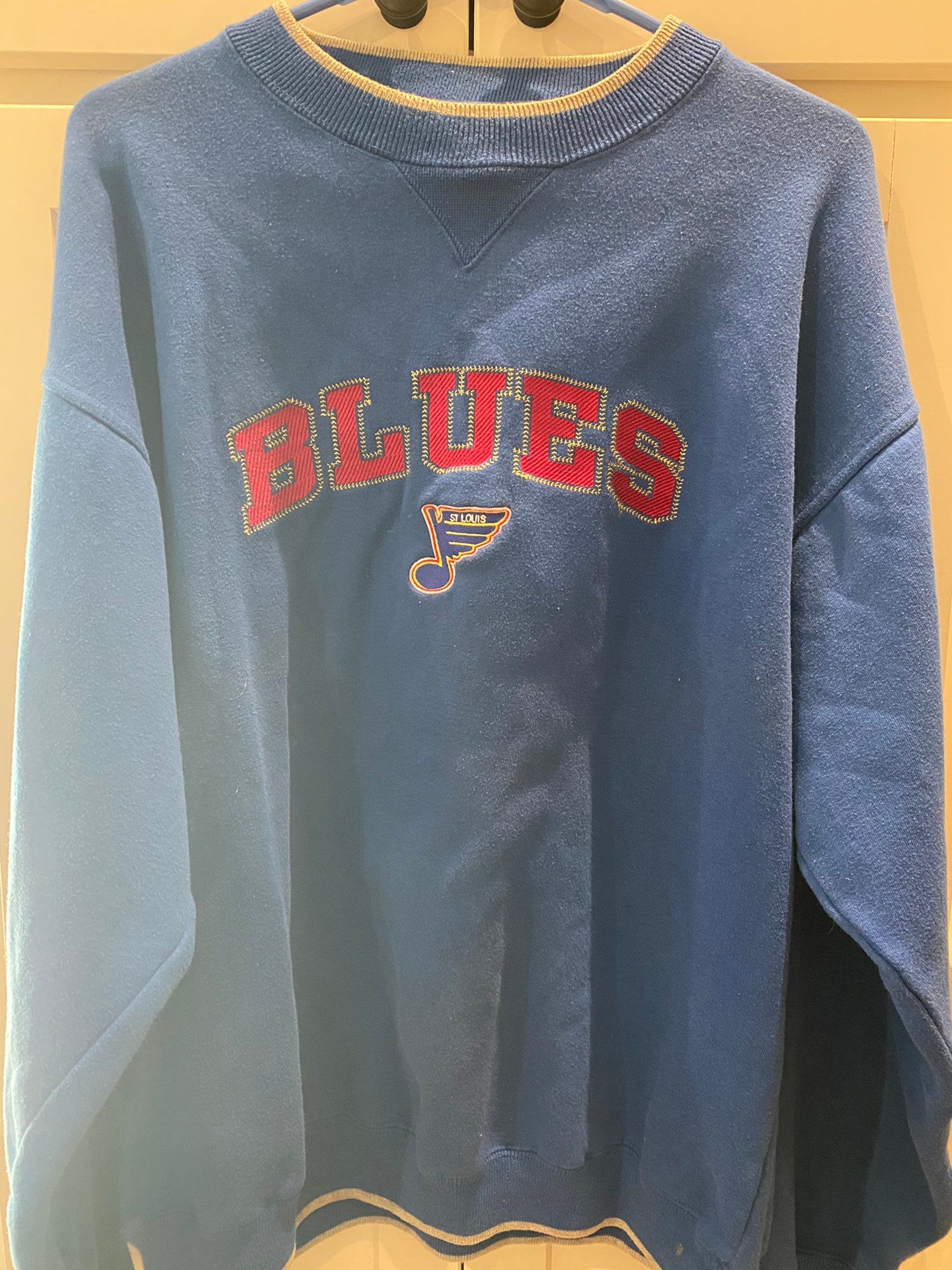 Sweatshirts  Womens 47 Brand St. Louis Blues Harper Hood Sandstone ⋆  Madden Maritime