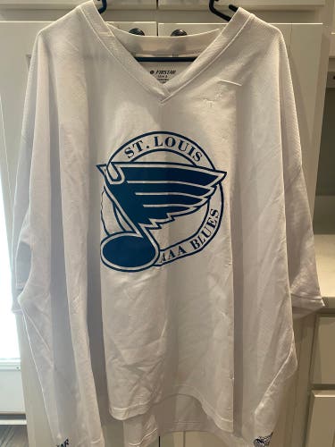 ST. LOUIS AAA BLUES GOALIE JERSEY WHITE