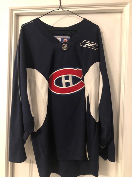 Montreal Canadiens CCM NHL Jersey Ice Hockey Blue Practice Men Size M  Medium