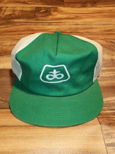 Vintage Pioneer Seeds Farmer Trucker K Product Mesh Hat Cap Vtg Snapback