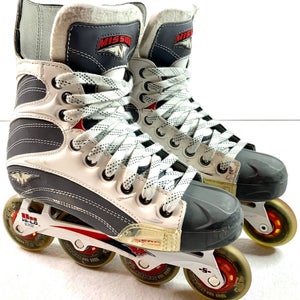 Mission Quattro 5500 Inline Hockey Roller Skates Size 7D (US Men Shoe 7/ Women 9