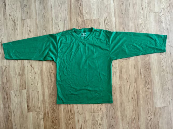 Used Kelly Green Hockey Jersey - Medium #17