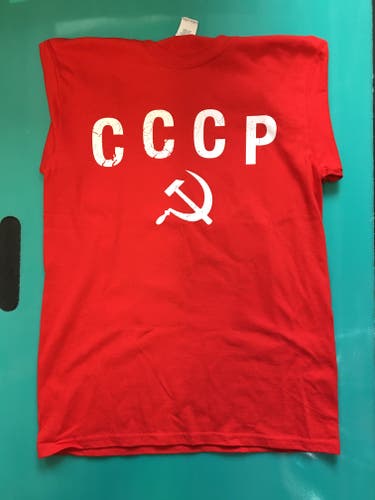 New CCCP Soviet Red Army T-shirt Tretiak
