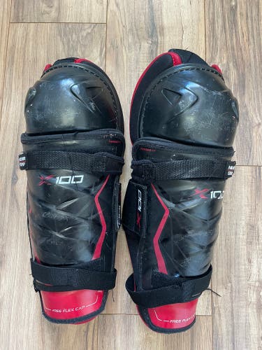 Used Bauer Vapor X100 Shin Pads