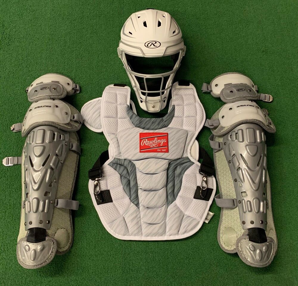 white rawlings catchers gear