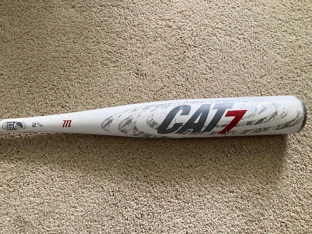 Used USSSA Certified 2017 Marucci Alloy CAT 7 Bat (-5) 27 oz 32"