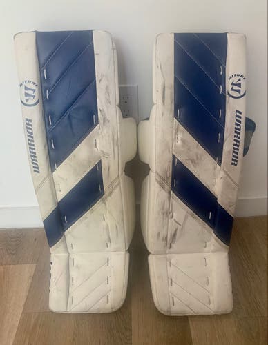 Used 28" Warrior Ritual G4 Goalie Leg Pads