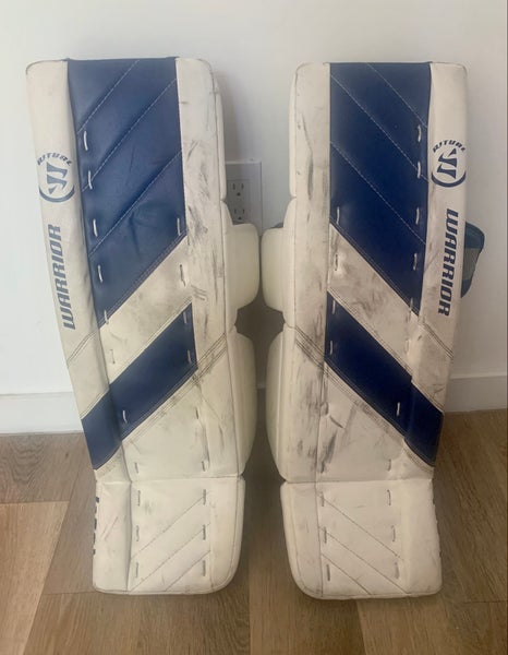Used 28" Warrior Ritual G4 Goalie Leg Pads