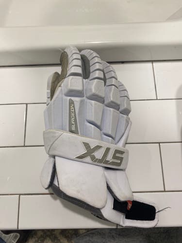 Used STX 12" Surgeon RZR Lacrosse Gloves