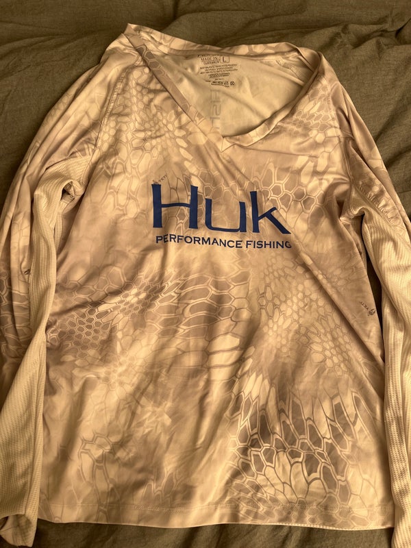 Womens Large Huk Fishing shirt