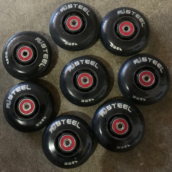 Marsblade Medium O1 Wheel Set Revision Steels + Bones Reds Bearings