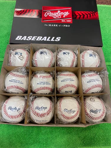 3 12 New MILB Balls And 2 Used 12 Milb Balls