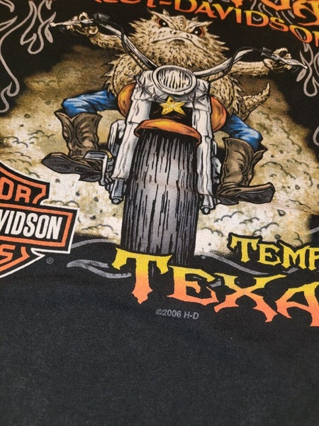 Harley Davidson Motorcycle 2006/2012 Horny Toad Temple Texas T