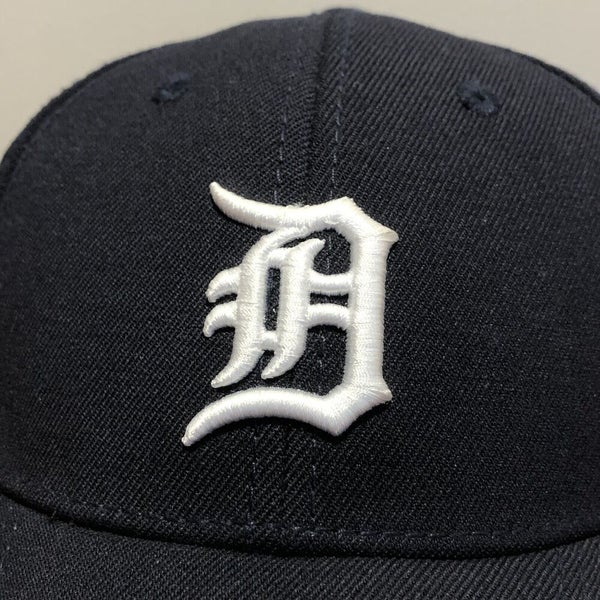 Detroit Tigers Hat Cap Fitted Adult Medium Gray Blue New Era MLB Baseball  Men