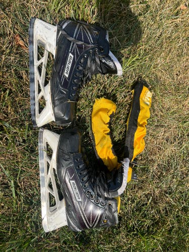 Used Bauer  Size 9 Supreme 1S Hockey Goalie Skates