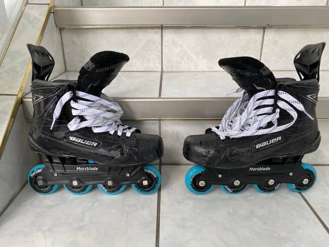 Used Bauer Size 8 EE Supreme 1S Hockey Skates W/ Marsblade