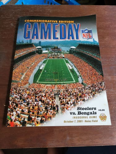 Pittsburgh Steelers Heinz Field Inaugural Game Commemorative Program