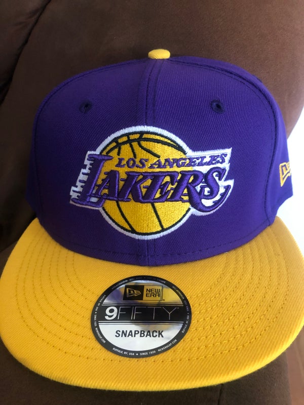 New Era Felt Los Angeles Lakers Hat 7 5/8