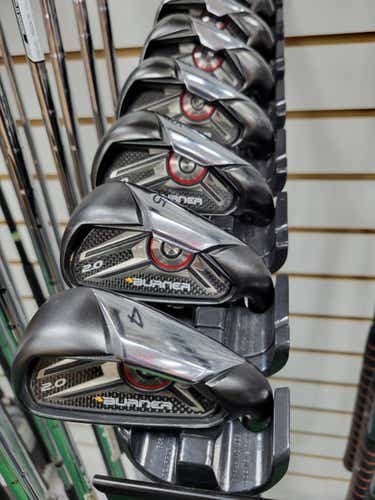 Used Taylormade Burner 2.0 4i-gw Aw Regular Flex Steel Shaft Iron Sets