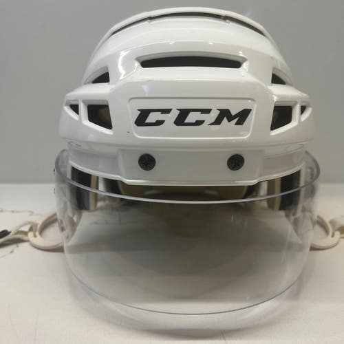 Used Small CCM Vector V08 Helmet Pro Stock With Oakley Visor