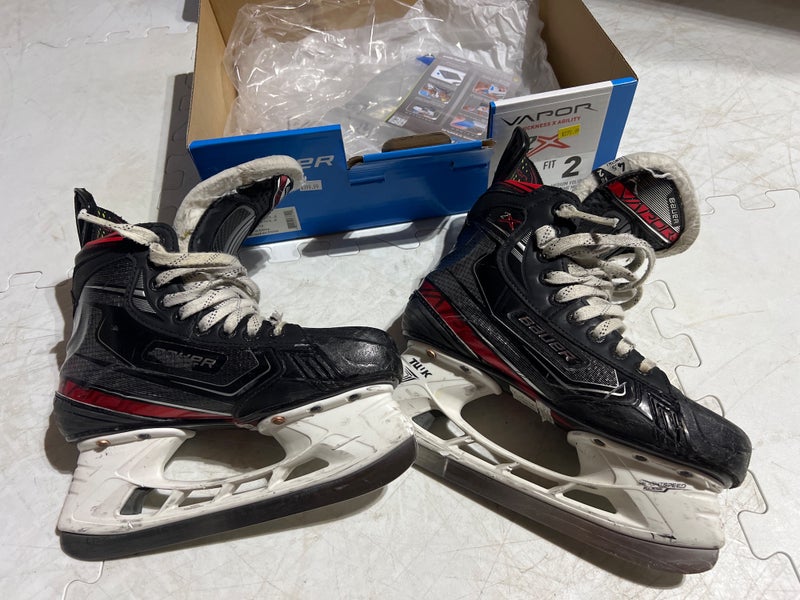 Used Bauer Regular Width Size 4.5 Vapor 2X Pro Hockey Skates