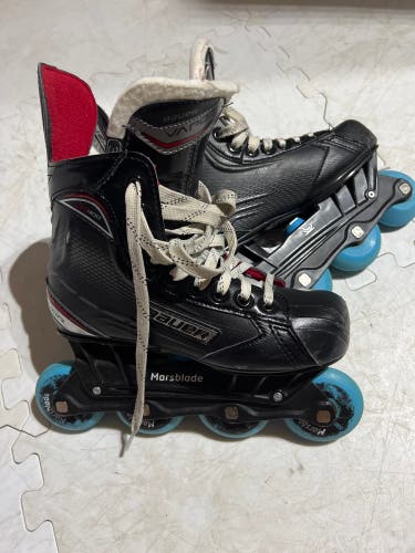 Used Marsblades Rollerblades With Bauer Boot Regular Width Size 3 Inline Skates