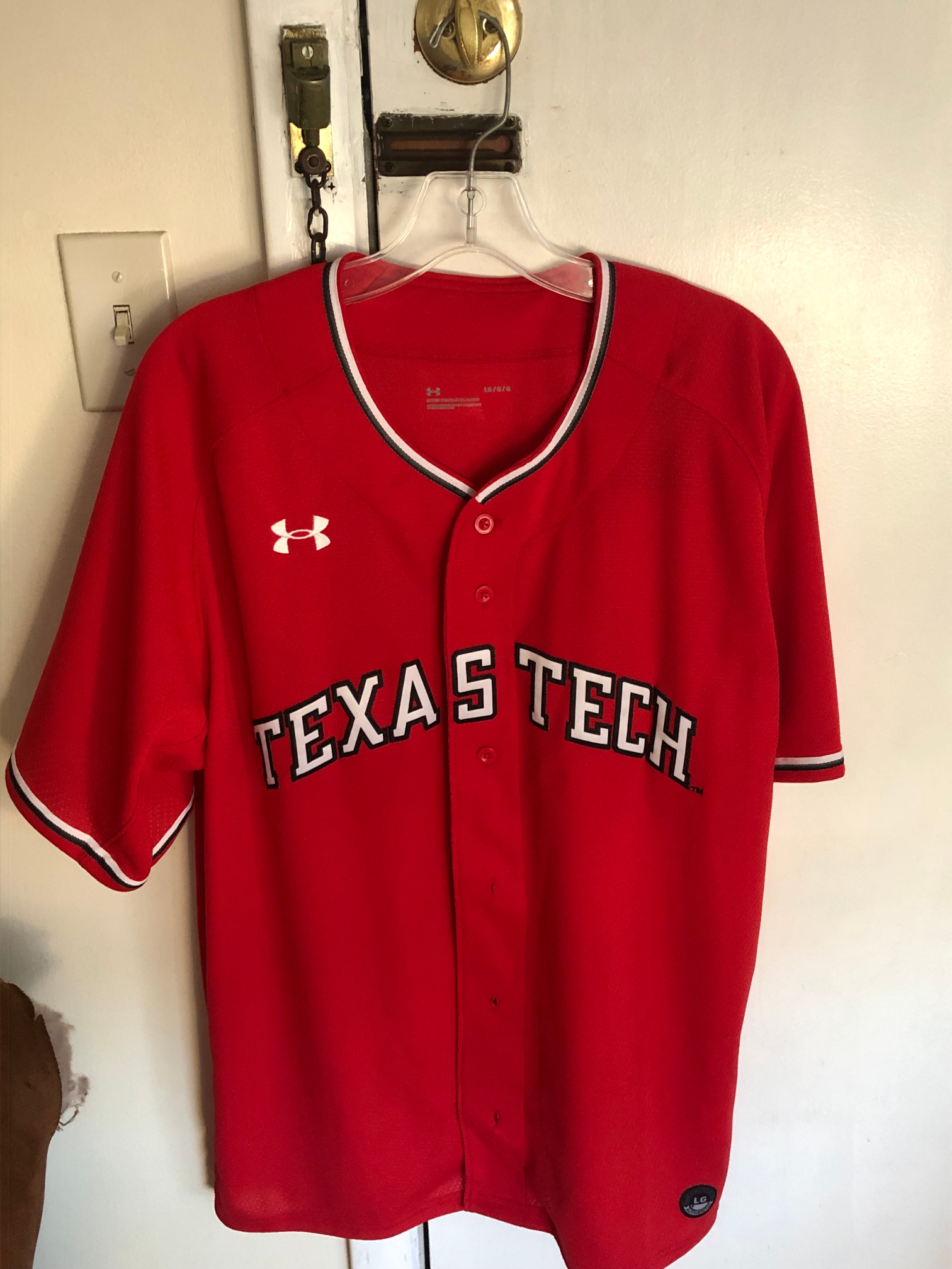 Texas tech Red Raiders UA men’s NCAA baseball jersey L