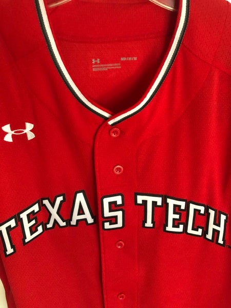 Texas Tech Red Raiders UA men's NCAA baseball jersey M