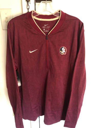 Florida State seminoles  Nike men’s NCAA 1/4 zip L