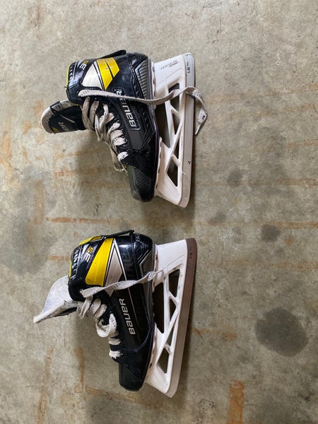 Used Bauer Regular Width Size 6.5 Supreme 3s Hockey Goalie Skates