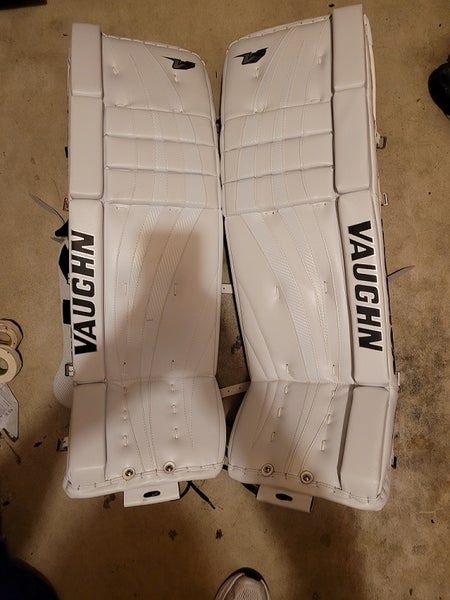 Used 34" Vaughn Velocity XFP Goalie Leg Pads