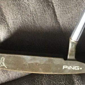 Used Men's Ping Right Handed Blade Anser 4 Putter Uniflex.  Copper / Berillium