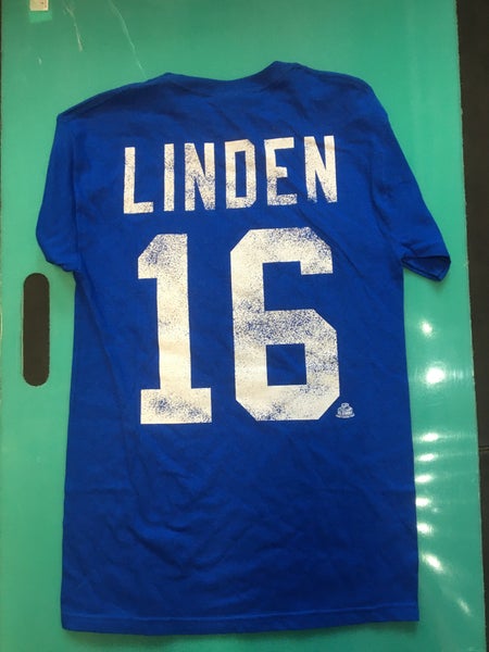 New Blue Canucks Trevor Linden Shirt