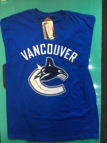 New Large Blue Canucks Shirt