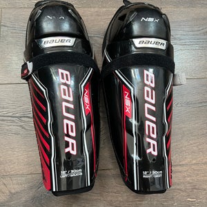Used Bauer  NSX Shin Pads 12”