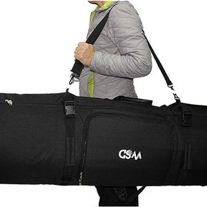 NEW Fully Padded Travel black Ski Snowboard Bag with Wheels Wheeled WSD UP TO  145cm