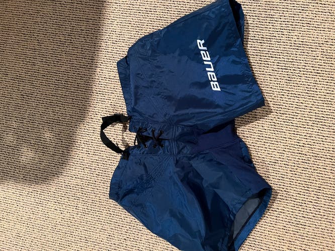 Navy Bauer Small Goalie Pant Shell
