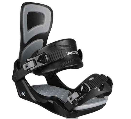 NEW CHANRICH FREE SNOWBOARD BINDINGS SIZE LARGE 9- 12.5 EVA FOOT BEDS ADJUSTABLE