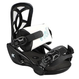 NEW CHANRICH HELLO SNOWBOARD BINDINGS SIZE SMALL JUNIOR 13T-3 EVA FOOT BEDS