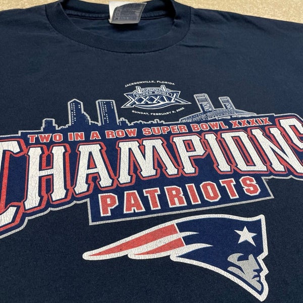 Vintage NFL New England Patriots Super Bowl 39 T-shirt