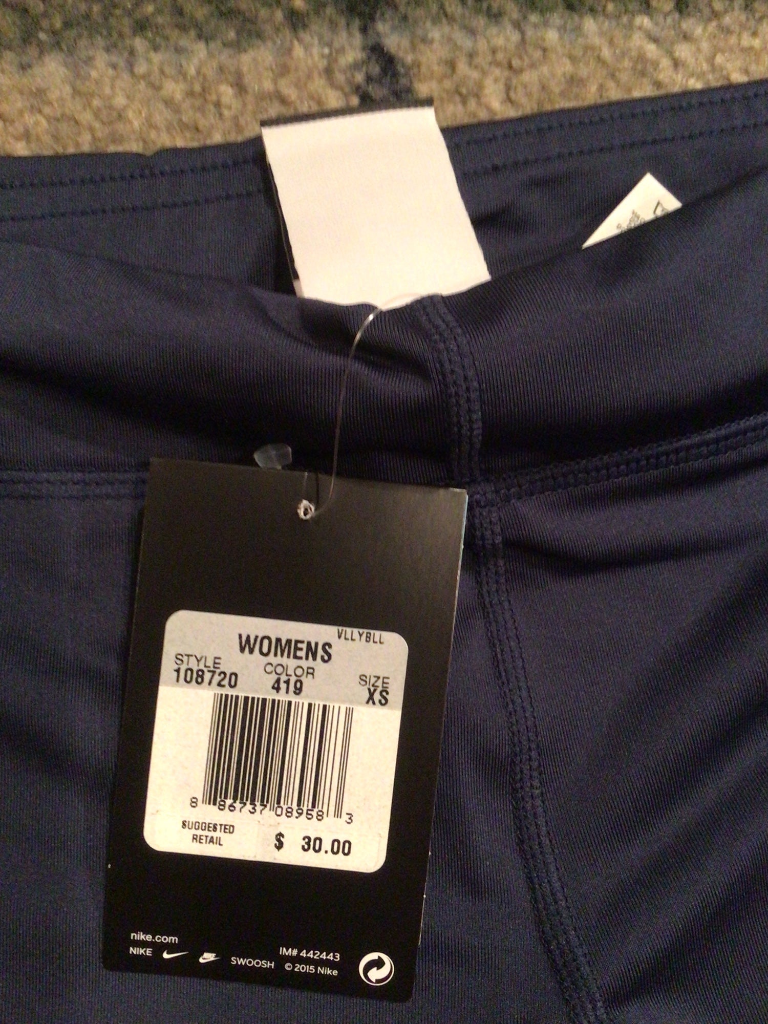 nike navy volleyball spandex