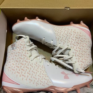 New Under Armour Highlight Womens Lacrosse Cleats - Rose