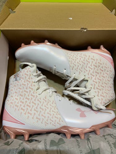 New Under Armour Highlight Womens Lacrosse Cleats - Rose