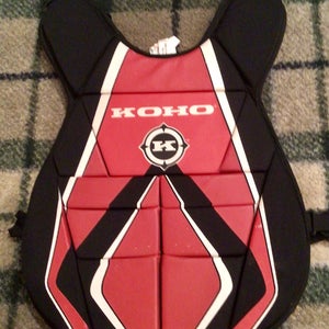 Koho street floor hockey goalie Junior chest Protector Red Black