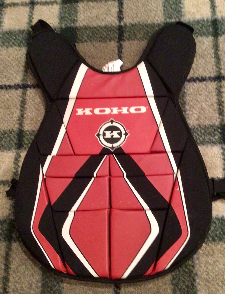 Koho street floor hockey goalie Junior chest Protector Red Black