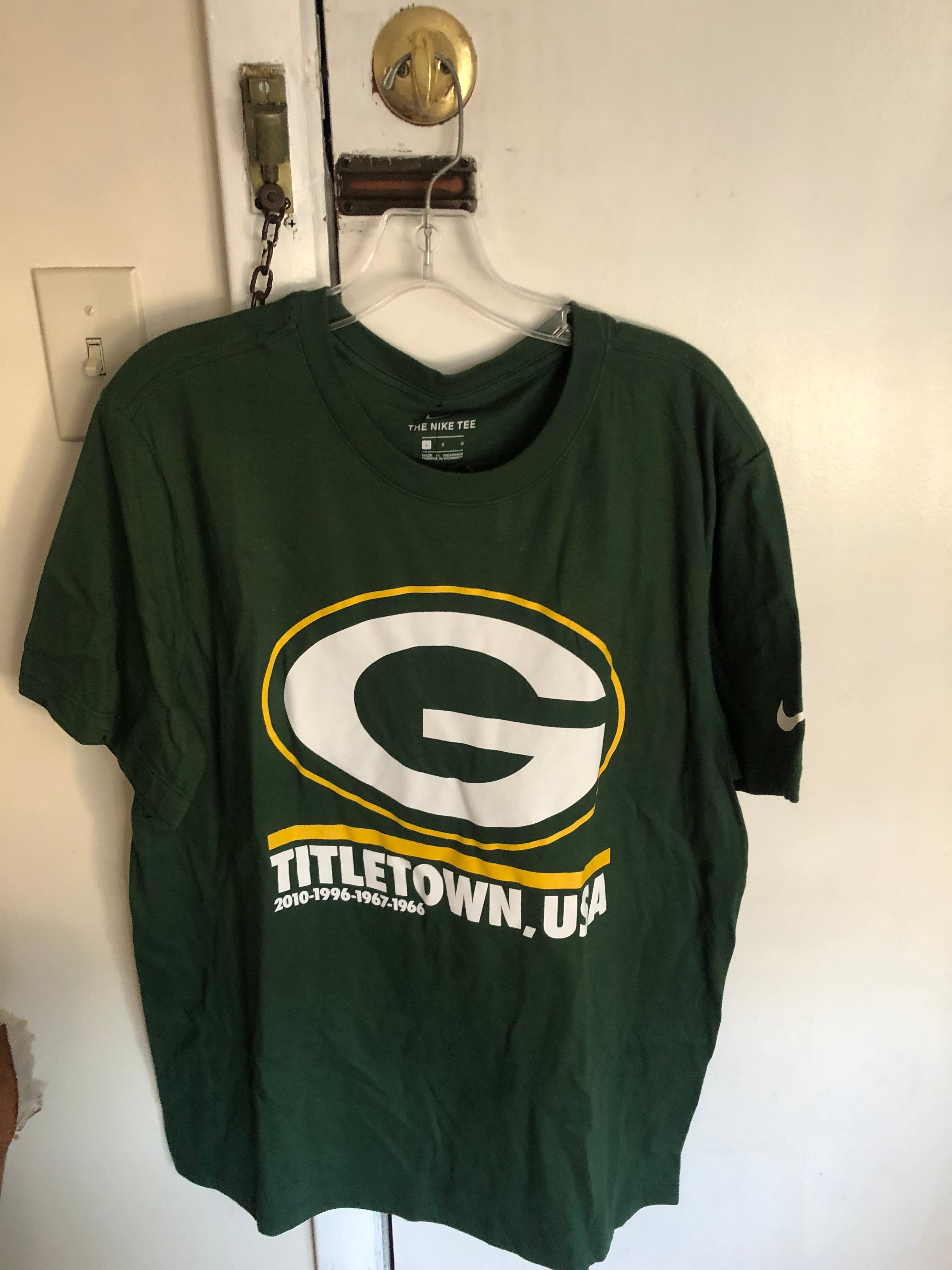 New Era Green Bay Packers Men's World Champions T-Shirt 21 / L