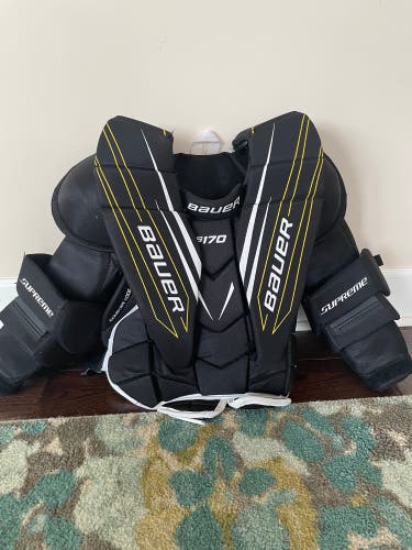 Used Junior Large Bauer Supreme S170 Goalie Chest Protector