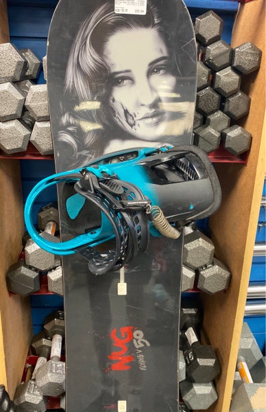 Burton Flying V NUG 150 cm Used Men's Snowboard cartel bindings 150cm