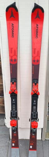 Men's 2021 Atomic Racing Redster 165 FIS SL Skis With Bindings