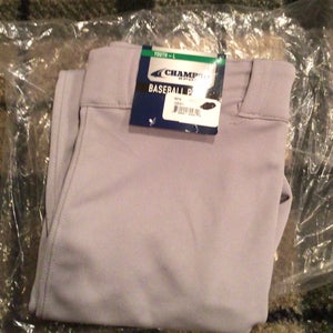 Champro NEW youth large grey baseball pants